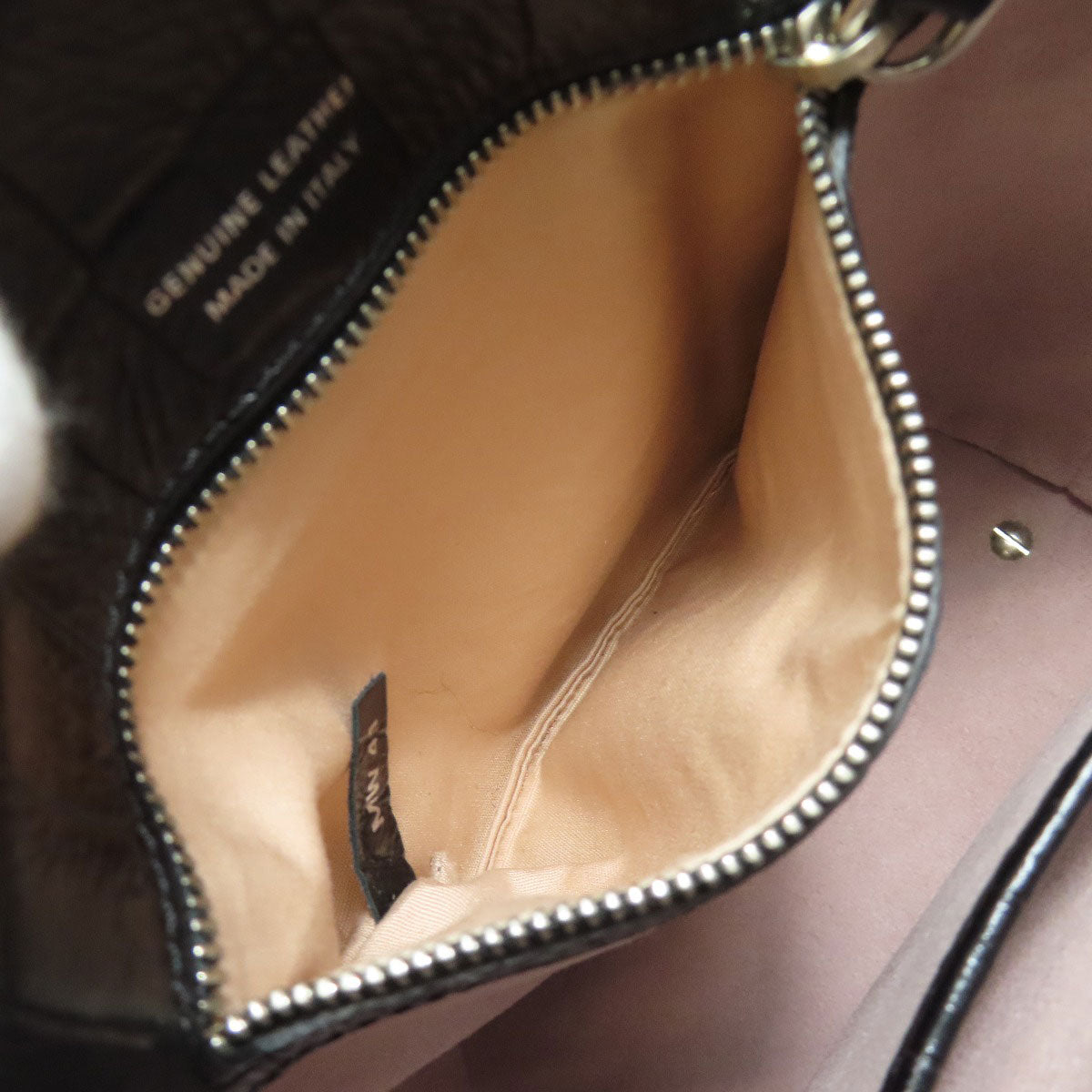 トッズ 型押 ダブルT 2WAY ハンドバッグ レザー レディース 【中古】【TODS】