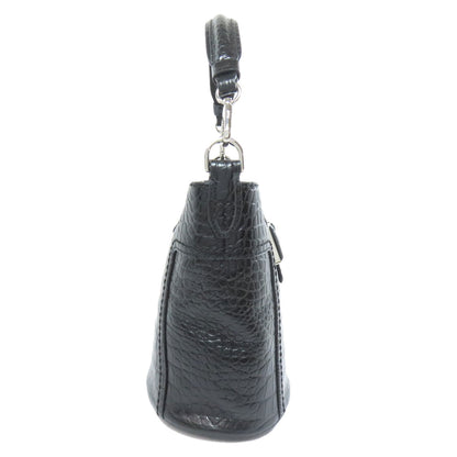トッズ 型押 ダブルT 2WAY ハンドバッグ レザー レディース 【中古】【TODS】