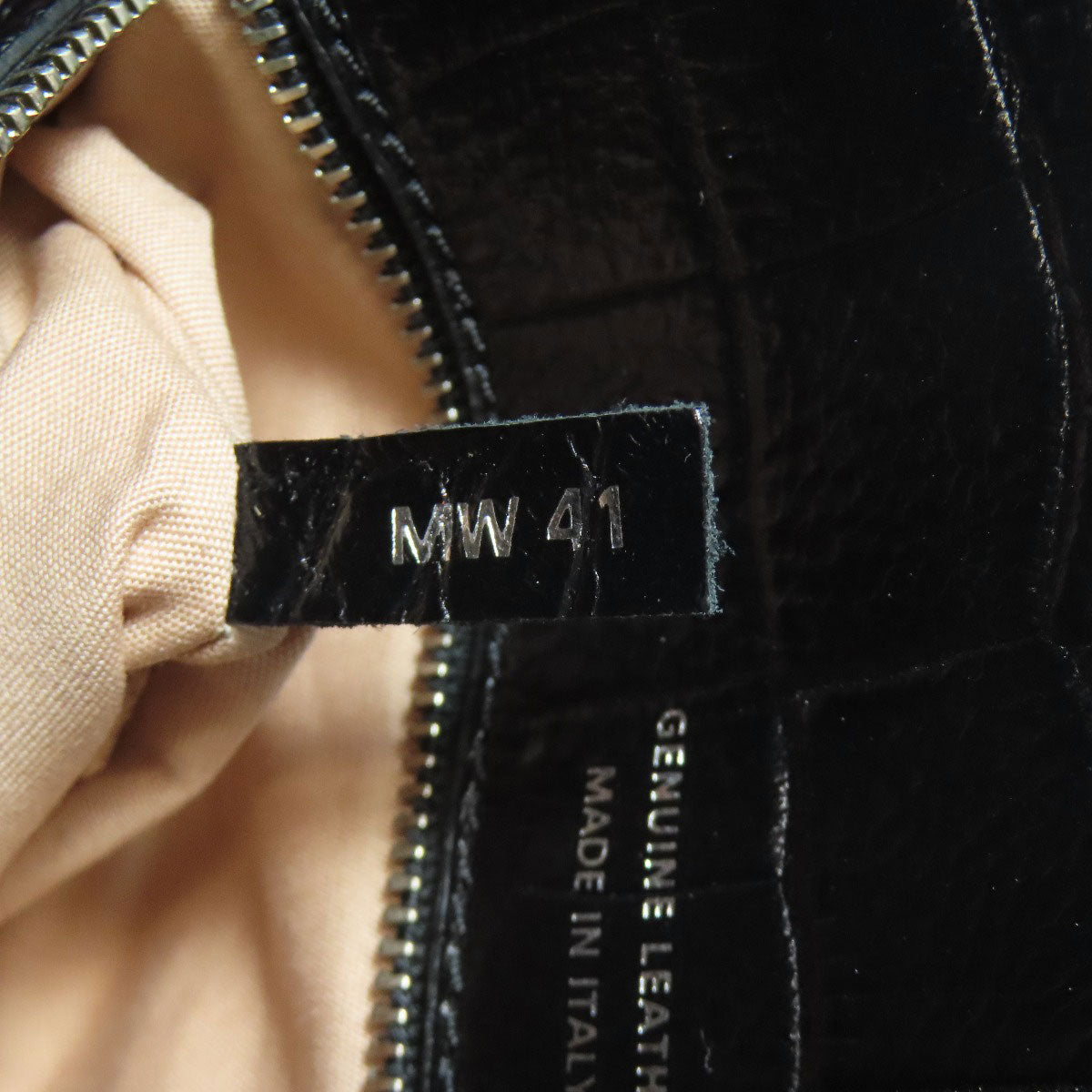 トッズ 型押 ダブルT 2WAY ハンドバッグ レザー レディース 【中古】【TODS】