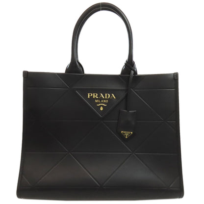 PRADA 1BA378 logo symbol Handbag Calf Ladies [Used]