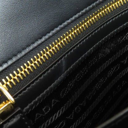 PRADA 1BA378 logo symbol Handbag Calf Ladies [Used]