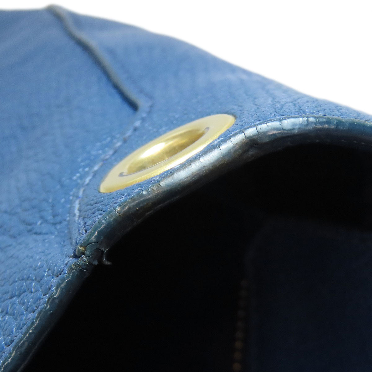 MIUMIU 5BE026 Madras Shoulder Bag Leather Ladies [Used]