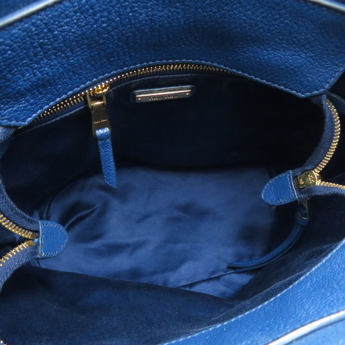 MIUMIU 5BE026 Madras Shoulder Bag Leather Ladies [Used]