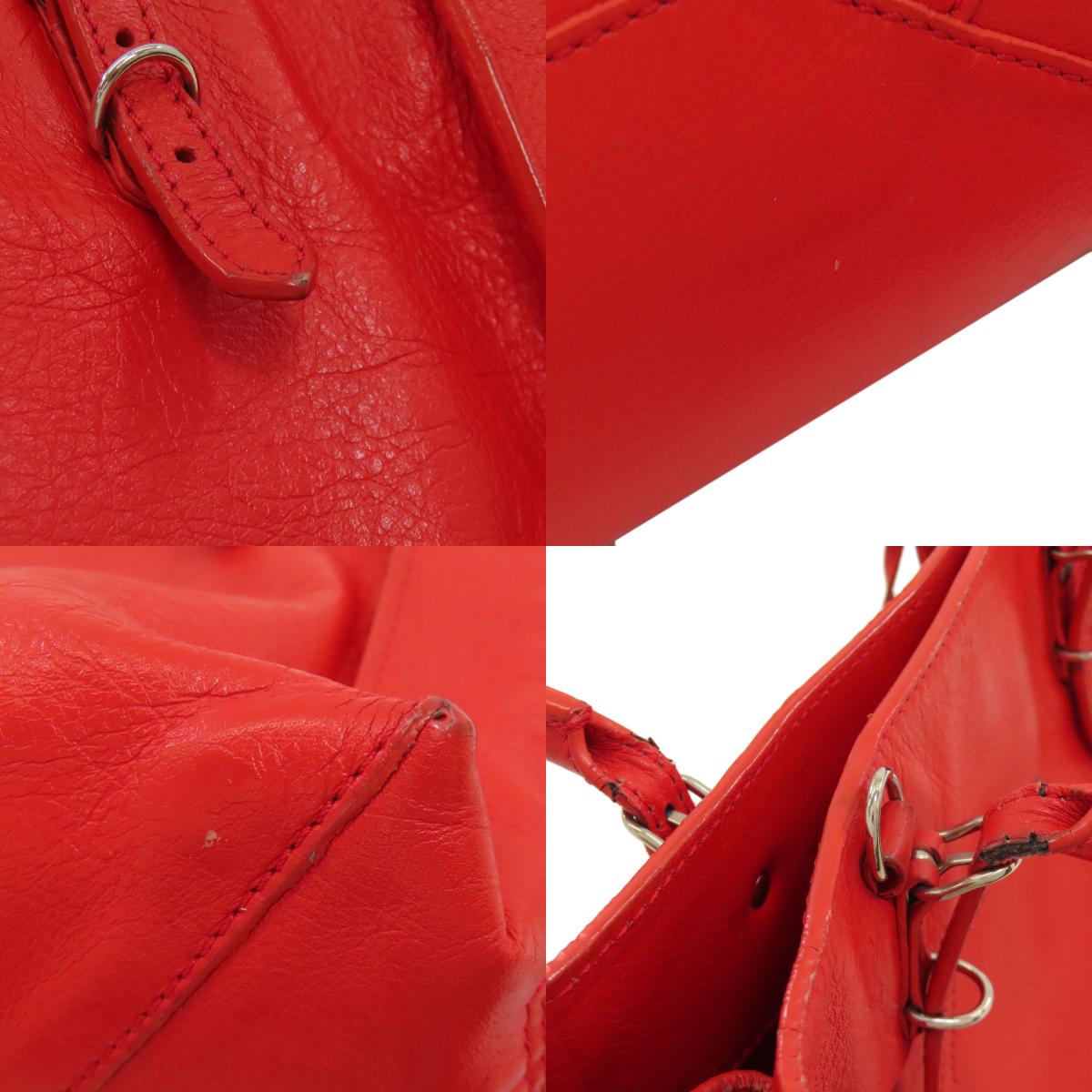 BALENCIAGA 305572 Paper Mini 2WAY Handbag Calf Ladies [Used]