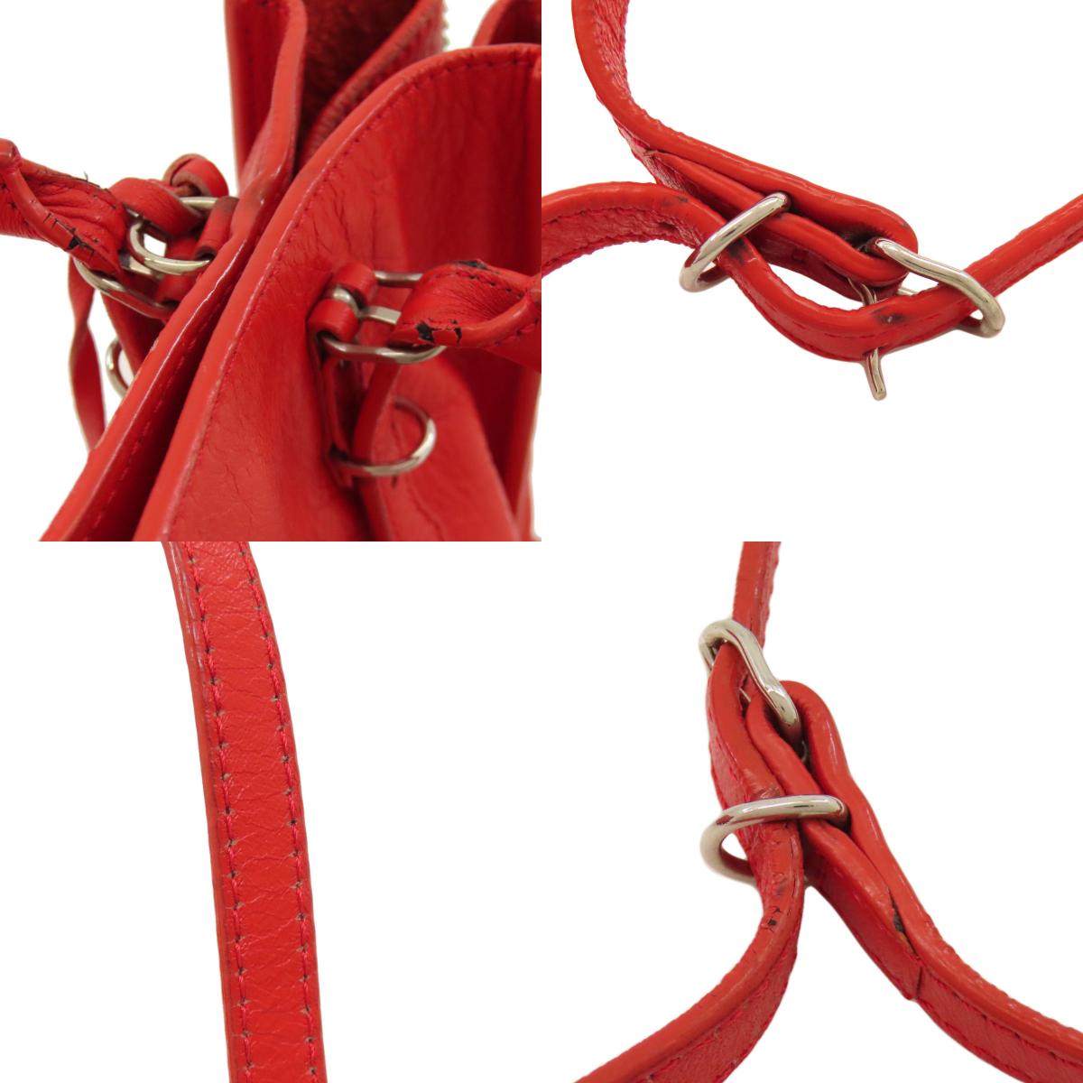 BALENCIAGA 305572 Paper Mini 2WAY Handbag Calf Ladies [Used]