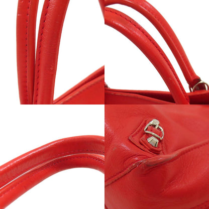 BALENCIAGA 305572 Paper Mini 2WAY Handbag Calf Ladies [Used]