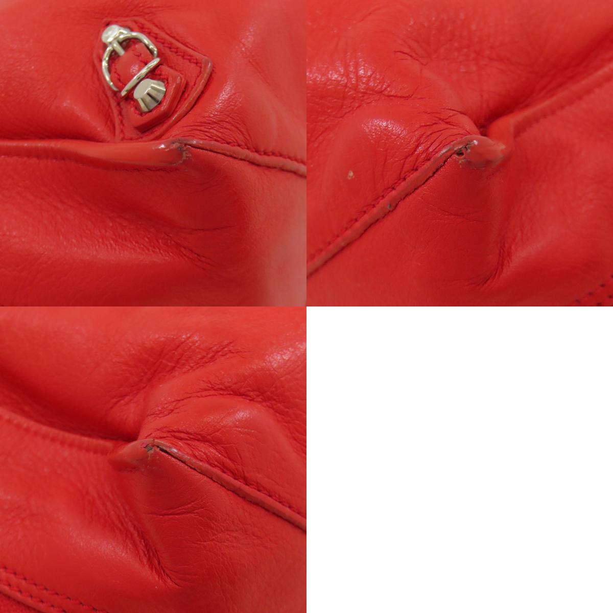 BALENCIAGA 305572 Paper Mini 2WAY Handbag Calf Ladies [Used]