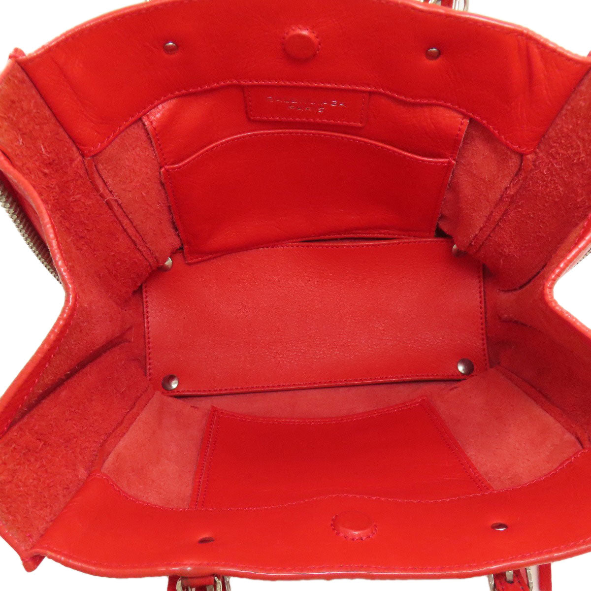 BALENCIAGA 305572 Paper Mini 2WAY Handbag Calf Ladies [Used]