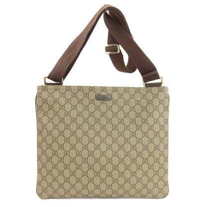 GUCCI 201446 GG Supreme Shoulder Bag PVC Ladies [Used]