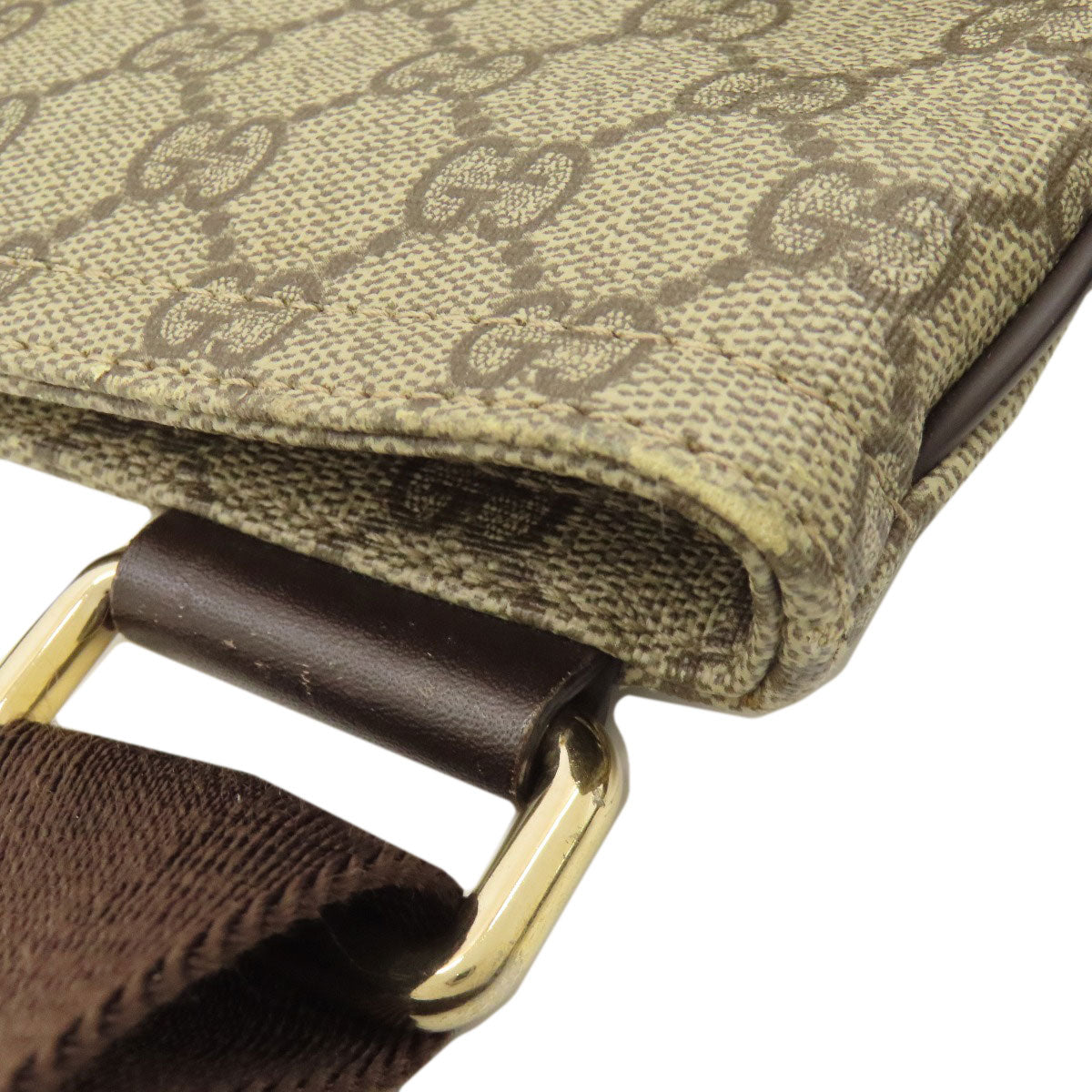 GUCCI 201446 GG Supreme Shoulder Bag PVC Ladies [Used]