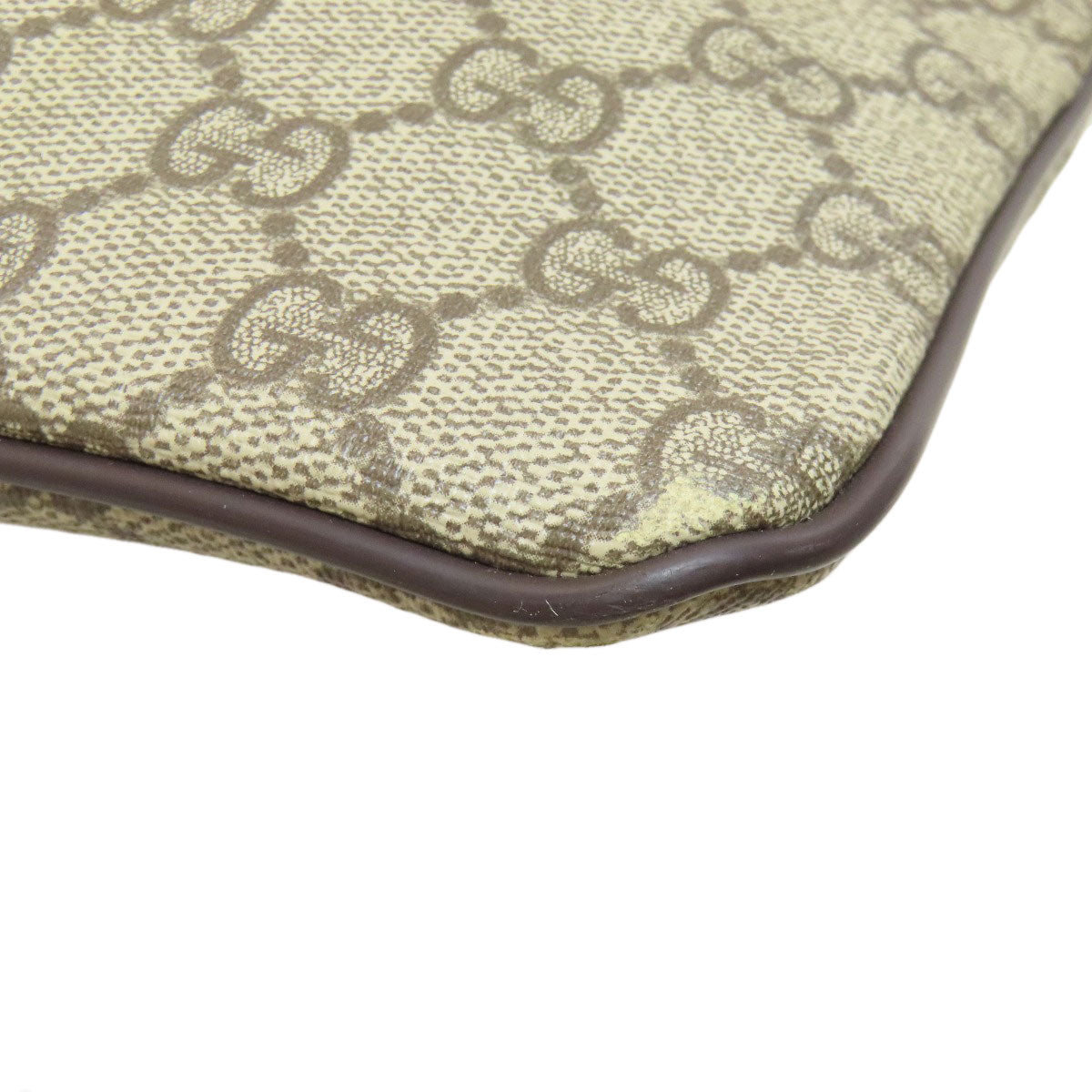 GUCCI 201446 GG Supreme Shoulder Bag PVC Ladies [Used]