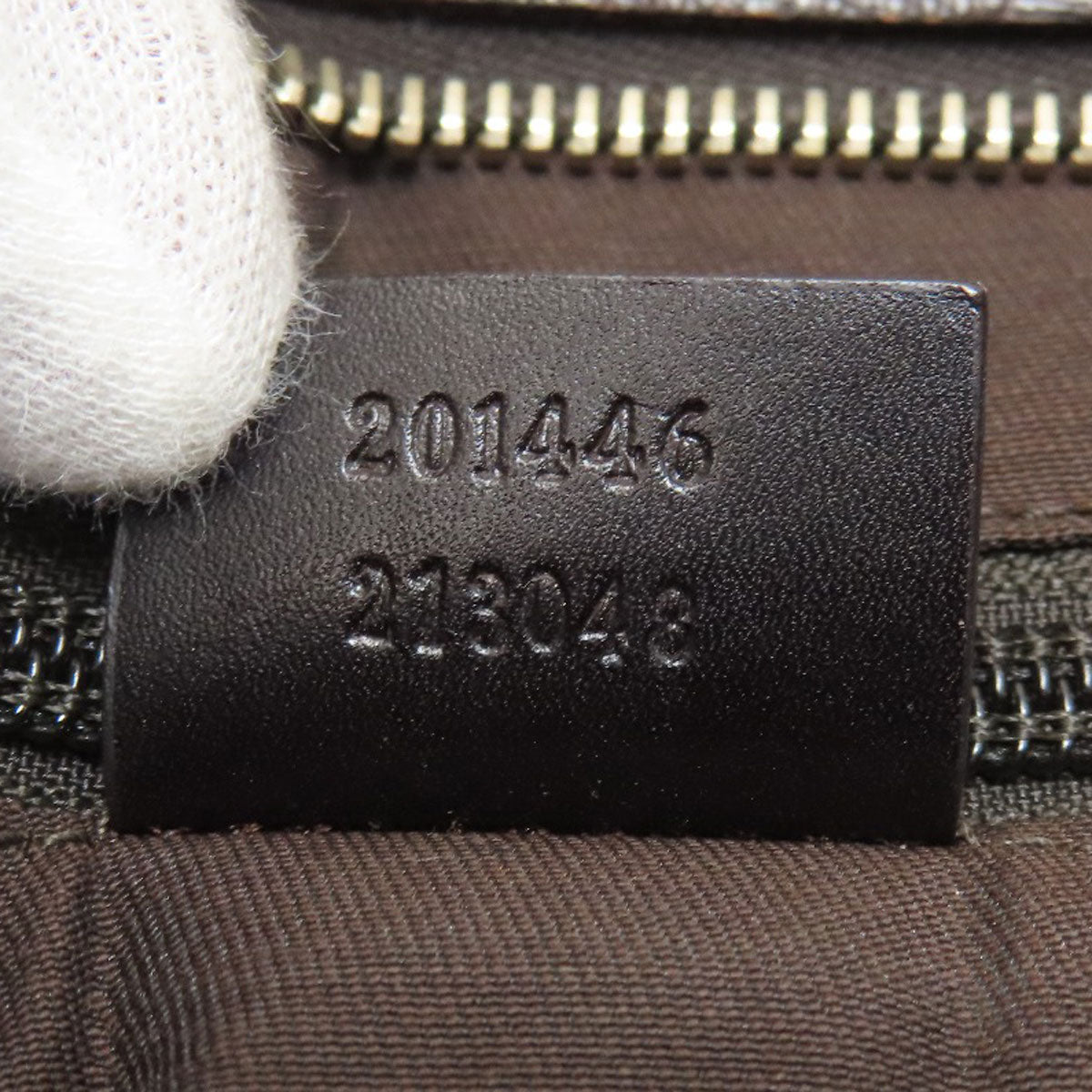 GUCCI 201446 Diamante Shoulder Bag Leather Ladies [Used]