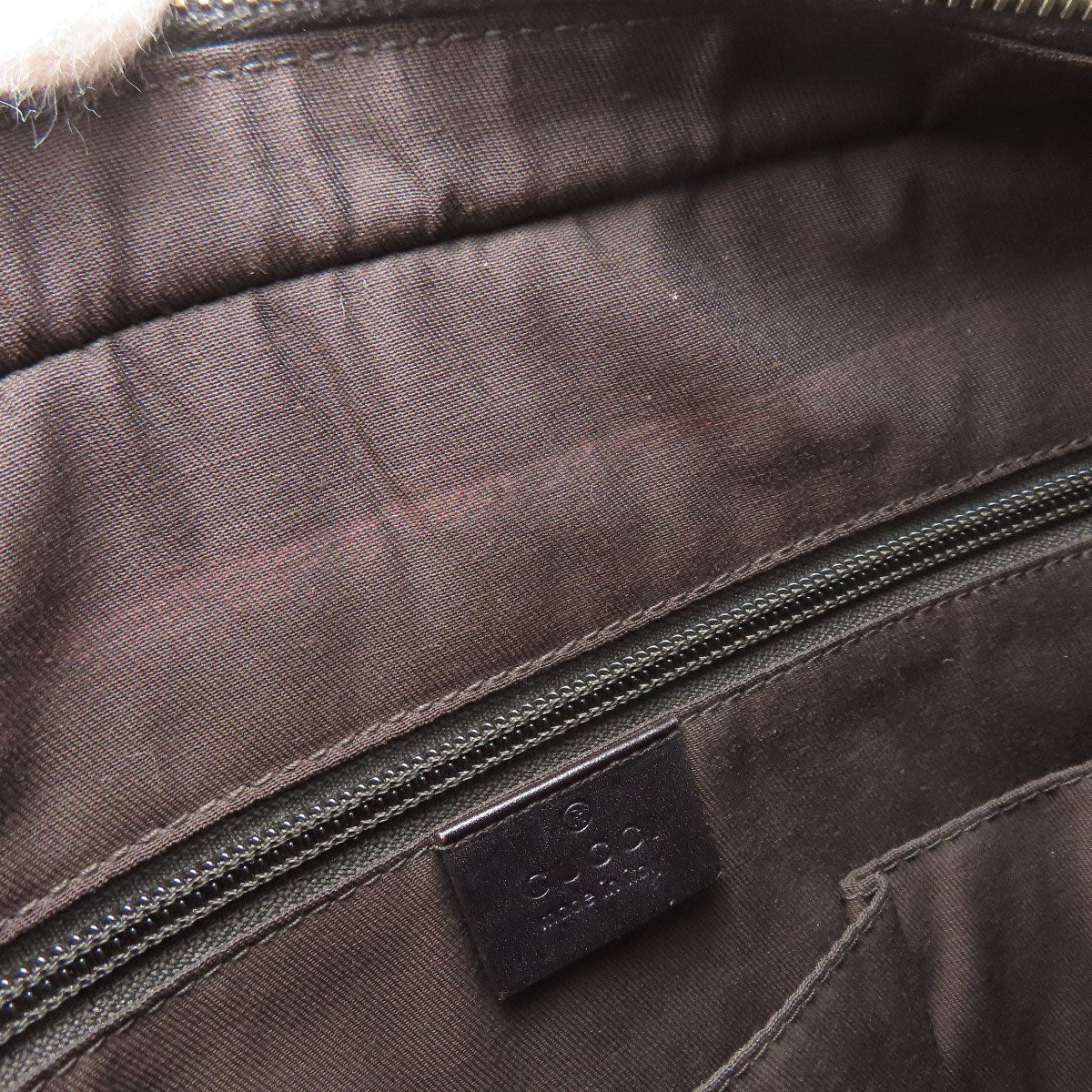 GUCCI 201446 Diamante Shoulder Bag Leather Ladies [Used]