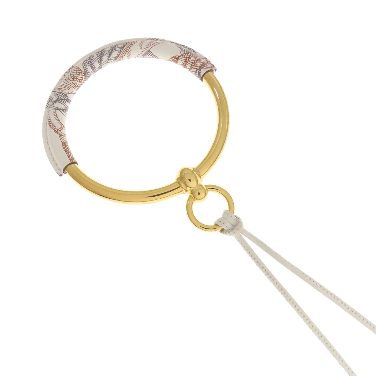 HERMES loop Necklace Metal Vau & SwiftLadies [Used]