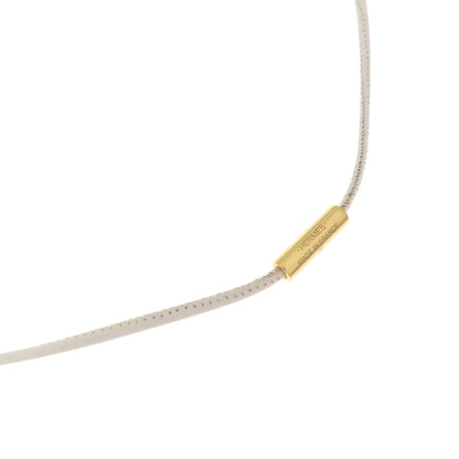 HERMES loop Necklace Metal Vau & SwiftLadies [Used]