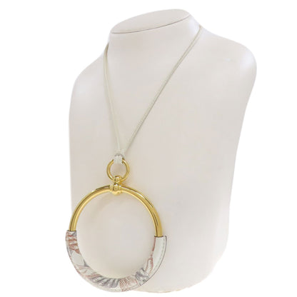 HERMES loop Necklace Metal Vau & SwiftLadies [Used]