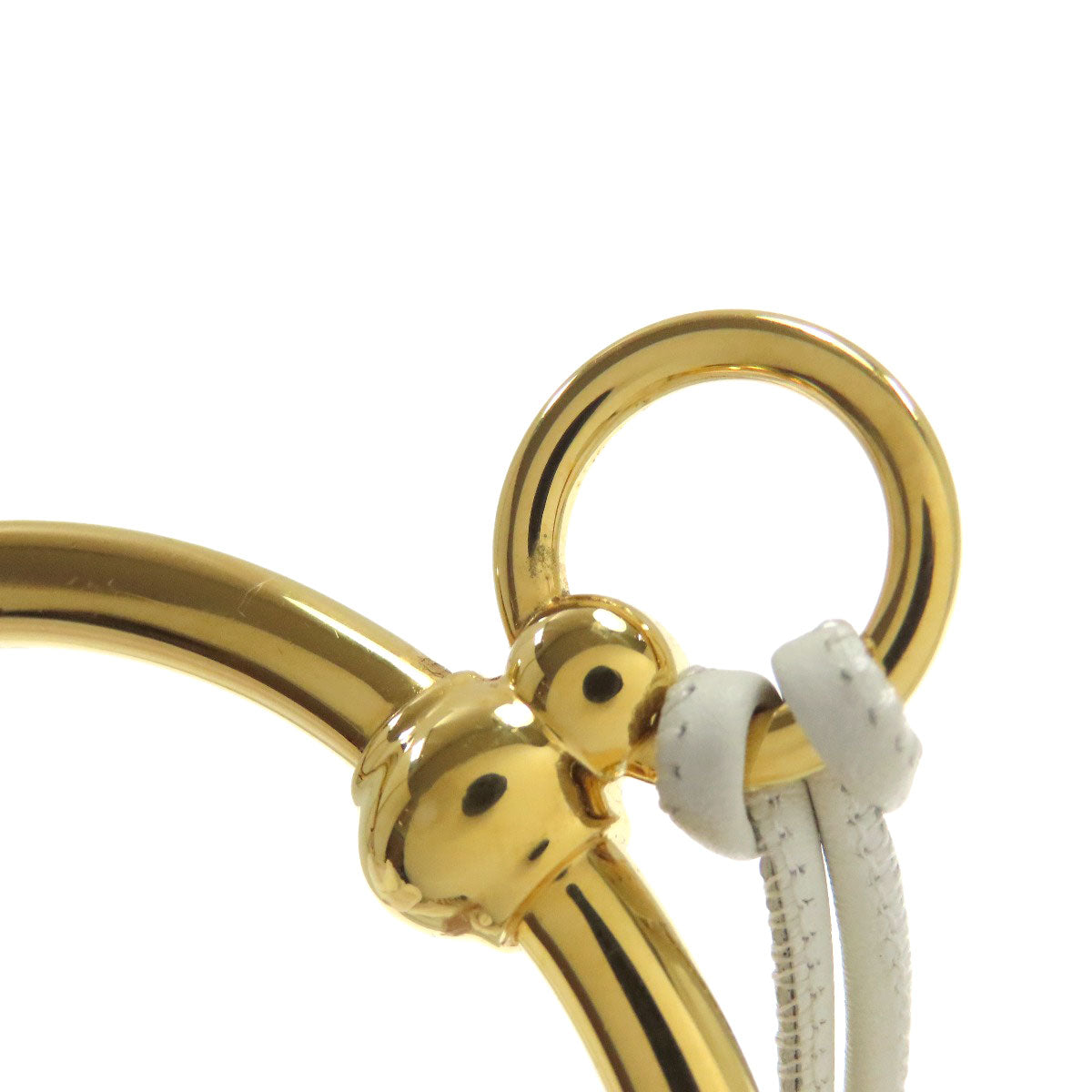 HERMES loop Necklace Metal Vau & SwiftLadies [Used]