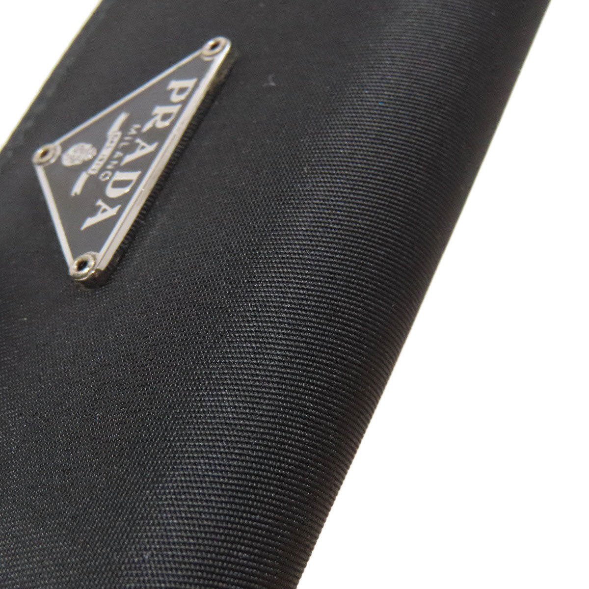 PRADA Logo Hardware key holder Nylon Ladies [Used]