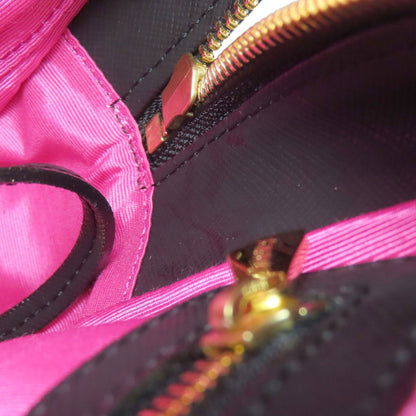 ADMJ Embossing Tote Bag Leather Ladies [Used]