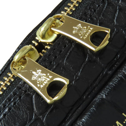 ADMJ Embossing Tote Bag Leather Ladies [Used]