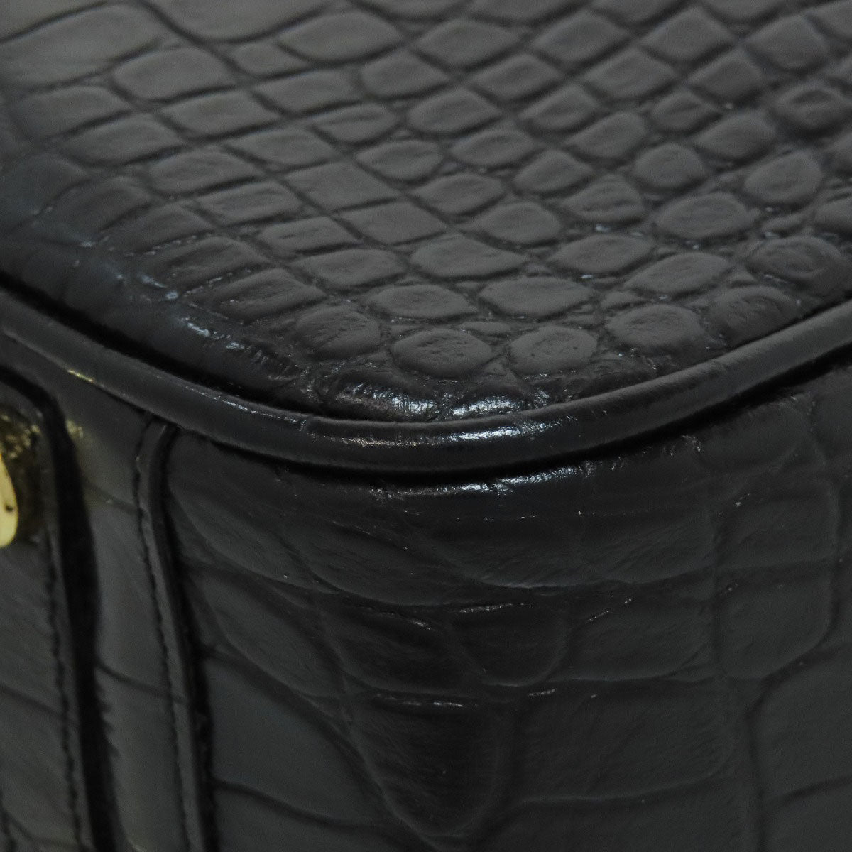 ADMJ Embossing Tote Bag Leather Ladies [Used]