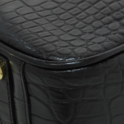 ADMJ Embossing Tote Bag Leather Ladies [Used]