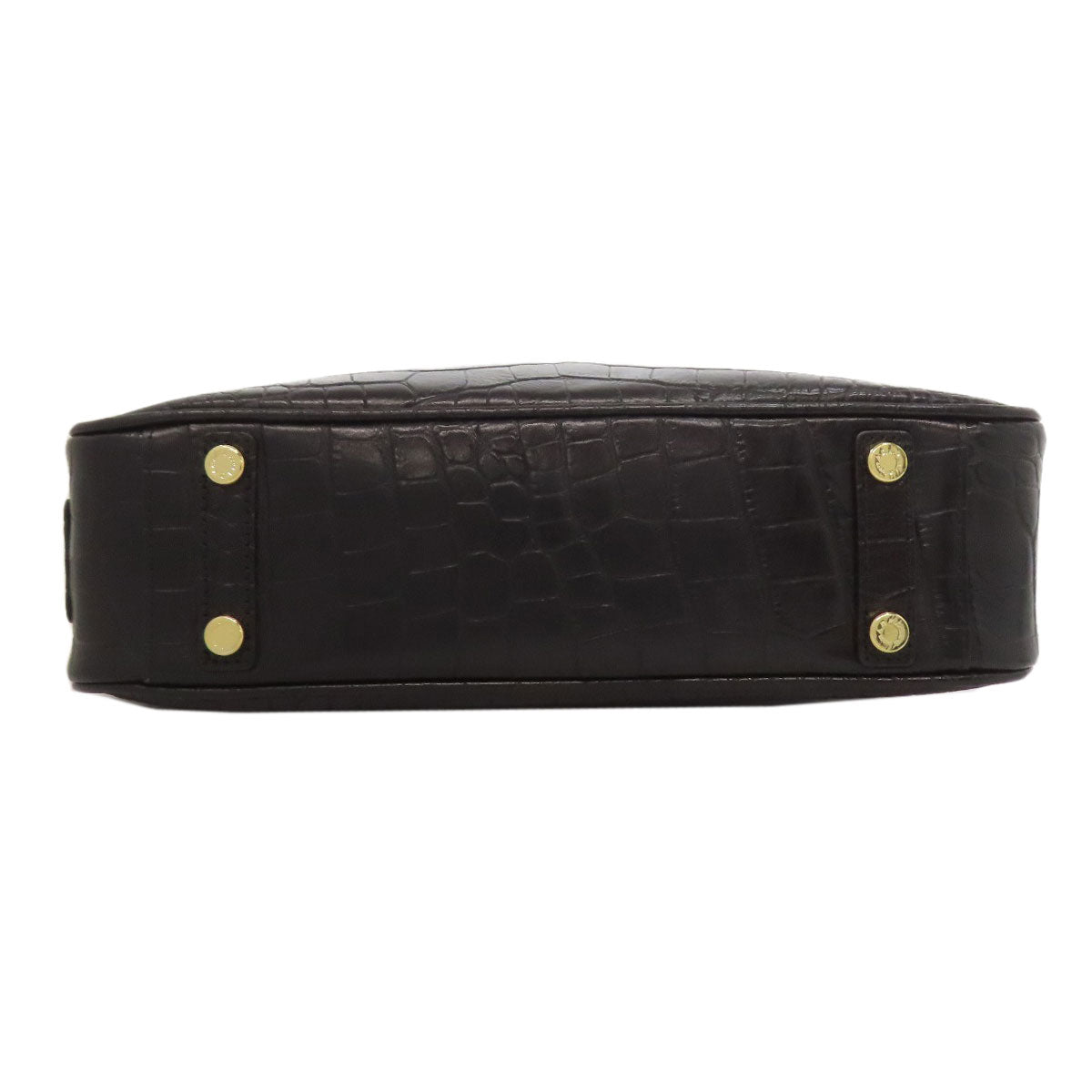 ADMJ Embossing Tote Bag Leather Ladies [Used]