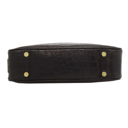 ADMJ Embossing Tote Bag Leather Ladies [Used]