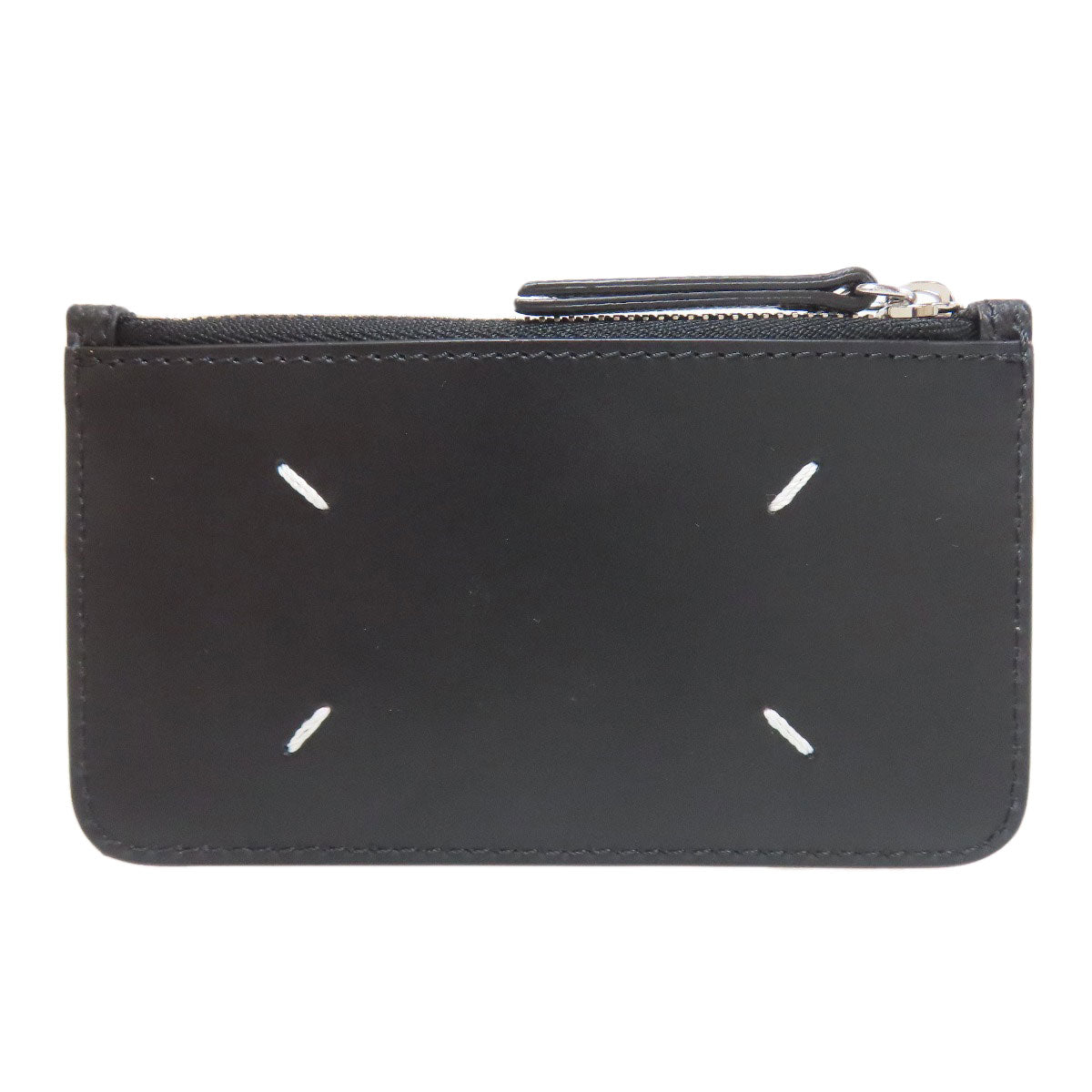 MaisonMargiela logo coin purse Leather Ladies [Used]