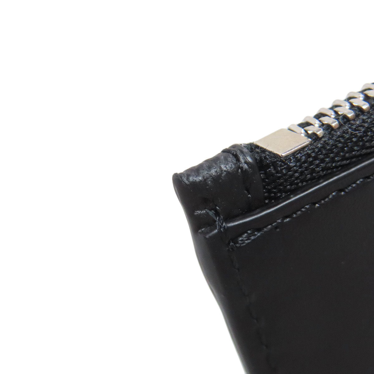 MaisonMargiela logo coin purse Leather Ladies [Used]