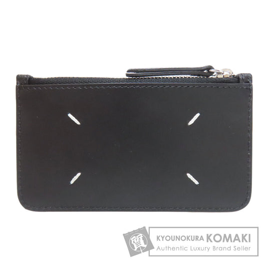 MaisonMargiela logo coin purse Leather Ladies [Used]