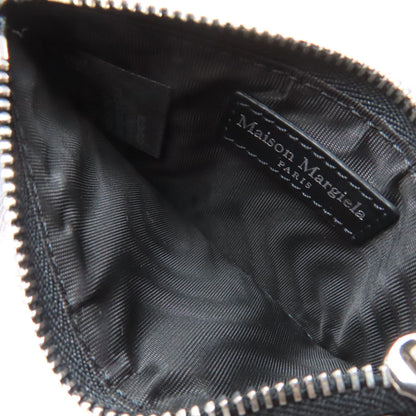 MaisonMargiela logo coin purse Leather Ladies [Used]