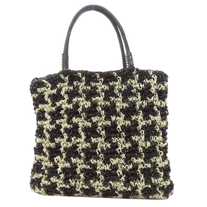 ANTEPRIMA Houndstooth pattern Handbag PVC Ladies [Used]