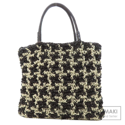 ANTEPRIMA Houndstooth pattern Handbag PVC Ladies [Used]