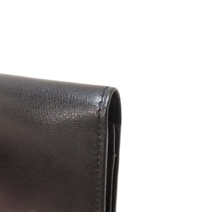 Dunhill logo Card Case Leather Ladies [Used]