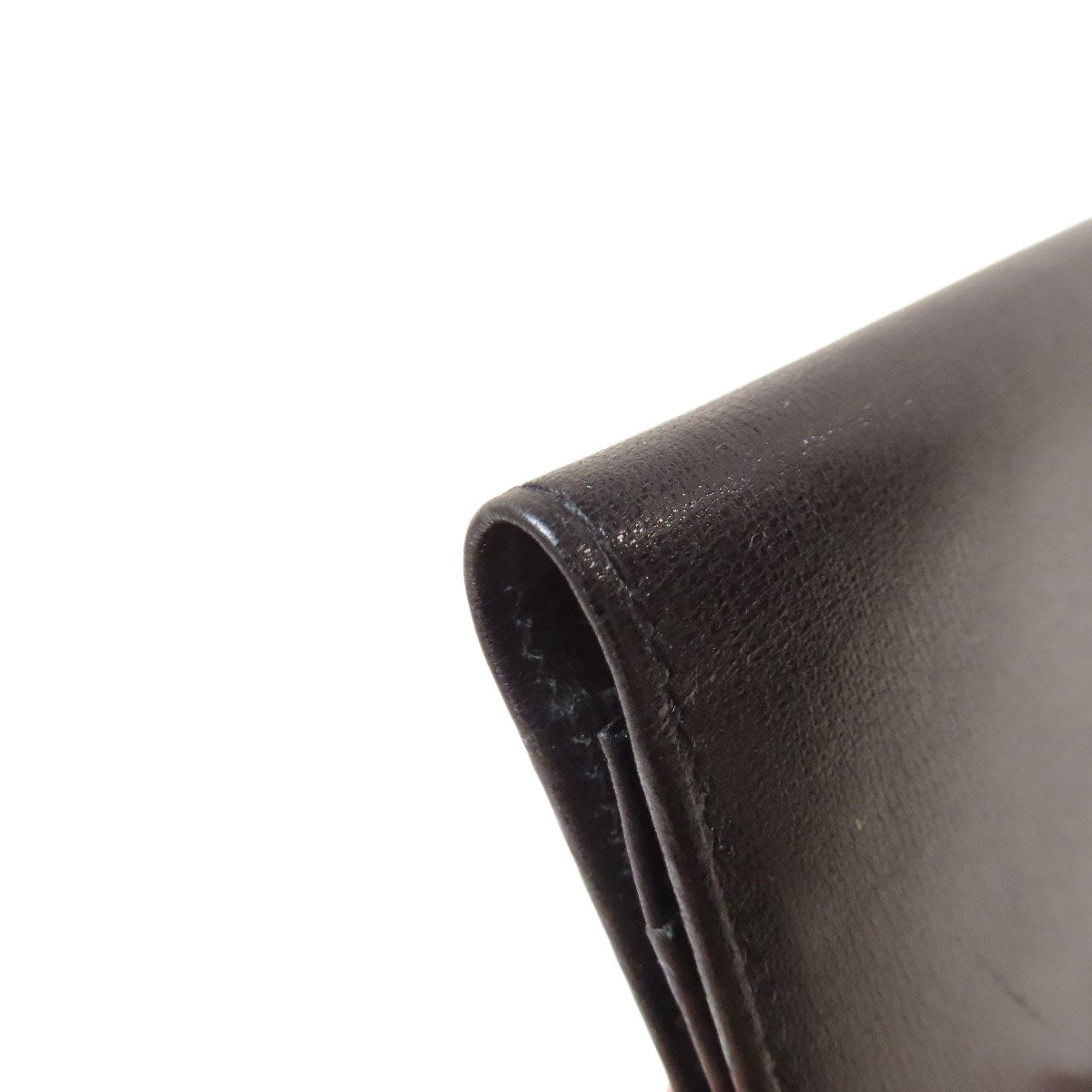 Dunhill logo Card Case Leather Ladies [Used]