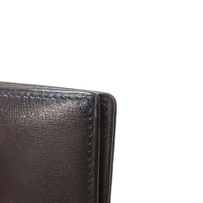 Dunhill logo Card Case Leather Ladies [Used]