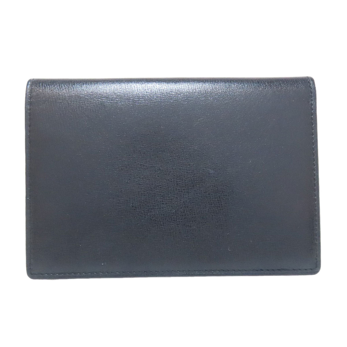 Dunhill logo Card Case Leather Ladies [Used]
