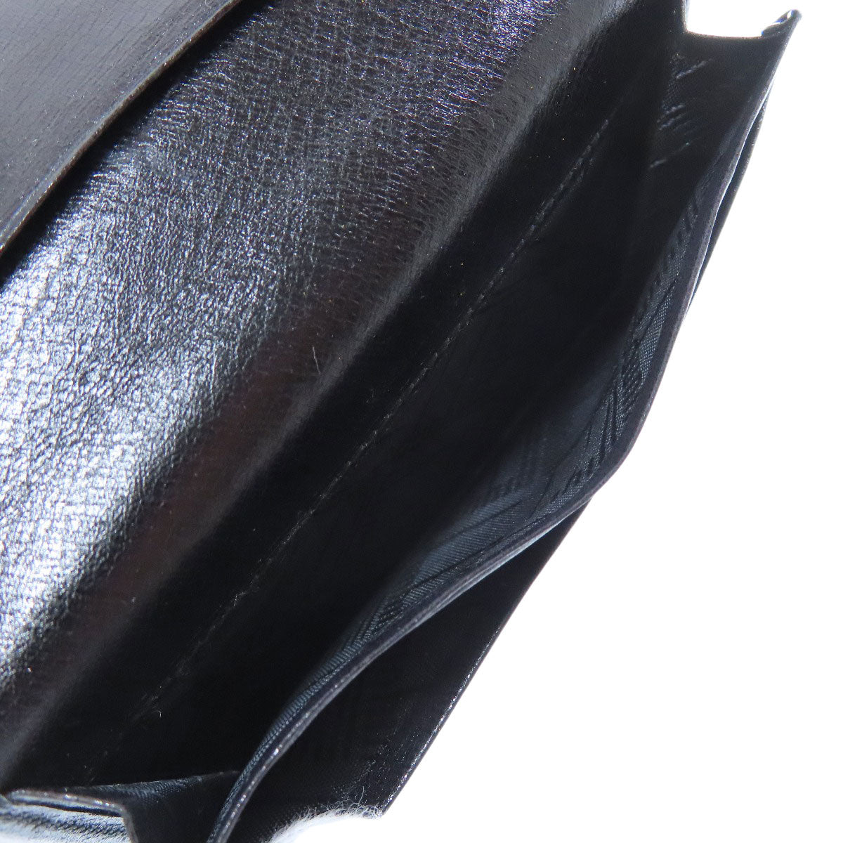 Dunhill logo Card Case Leather Ladies [Used]