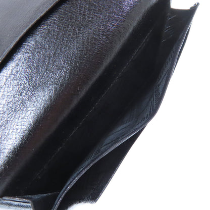 Dunhill logo Card Case Leather Ladies [Used]