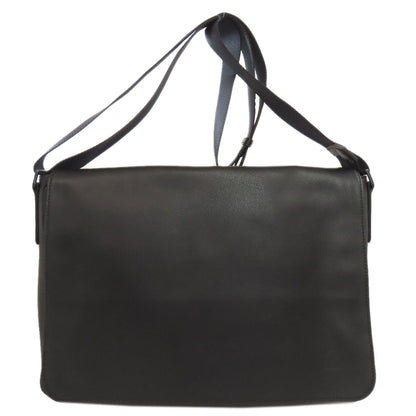 Dupont logo Shoulder Bag Leather Ladies [Used]