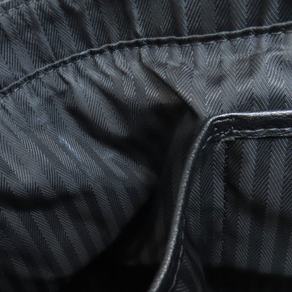 Dupont logo Shoulder Bag Leather Ladies [Used]