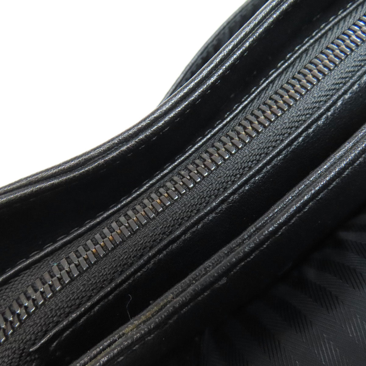 Dupont logo Shoulder Bag Leather Ladies [Used]