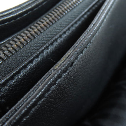 Dupont logo Shoulder Bag Leather Ladies [Used]