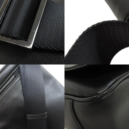 Dupont logo Shoulder Bag Leather Ladies [Used]