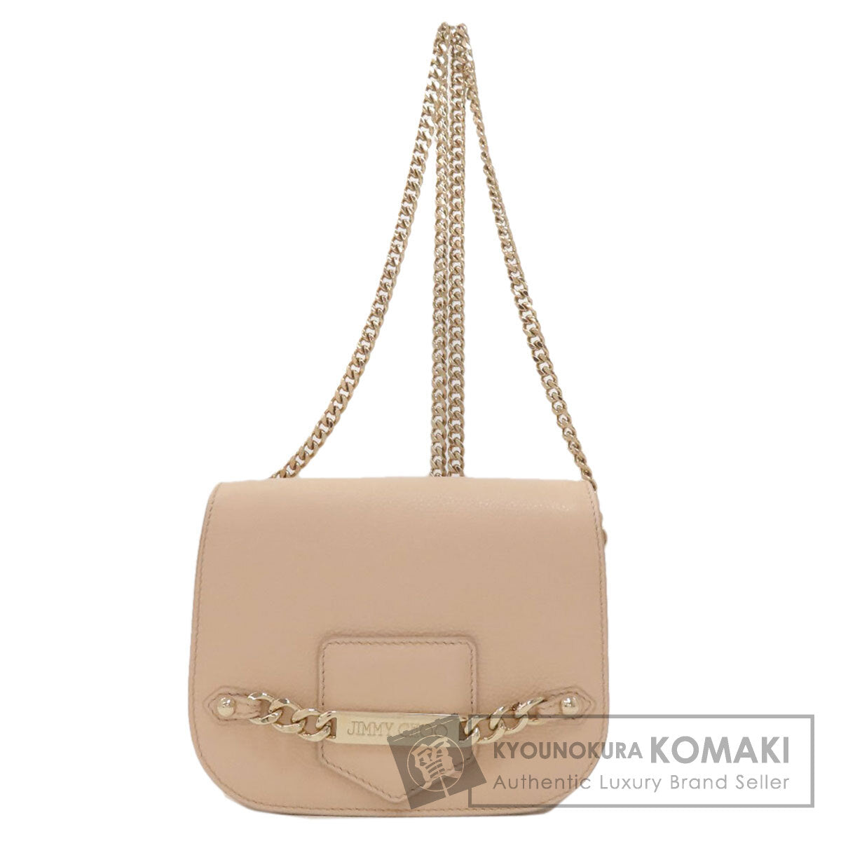 Jimmy Choo ChainShoulder Shoulder Bag Leather Ladies [Used]