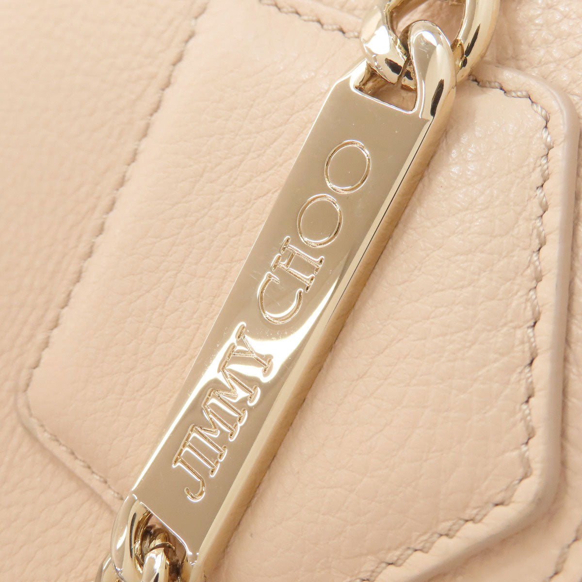 Jimmy Choo ChainShoulder Shoulder Bag Leather Ladies [Used]