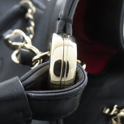 CHANEL COCO Mark 2WAY Tote Bag Calf Ladies [Used]