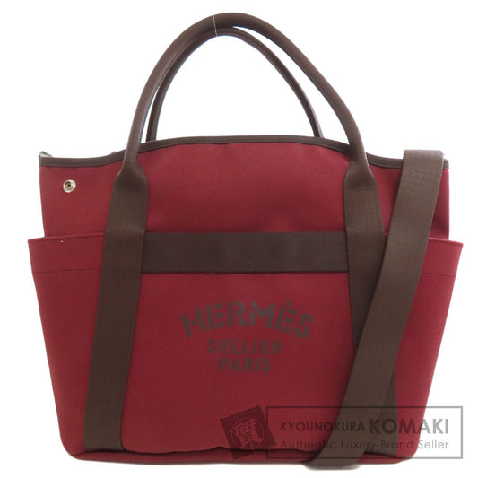 HERMES Sac de Pansage Groom 2WAY Tote Bag Canvas Ladies [Used]