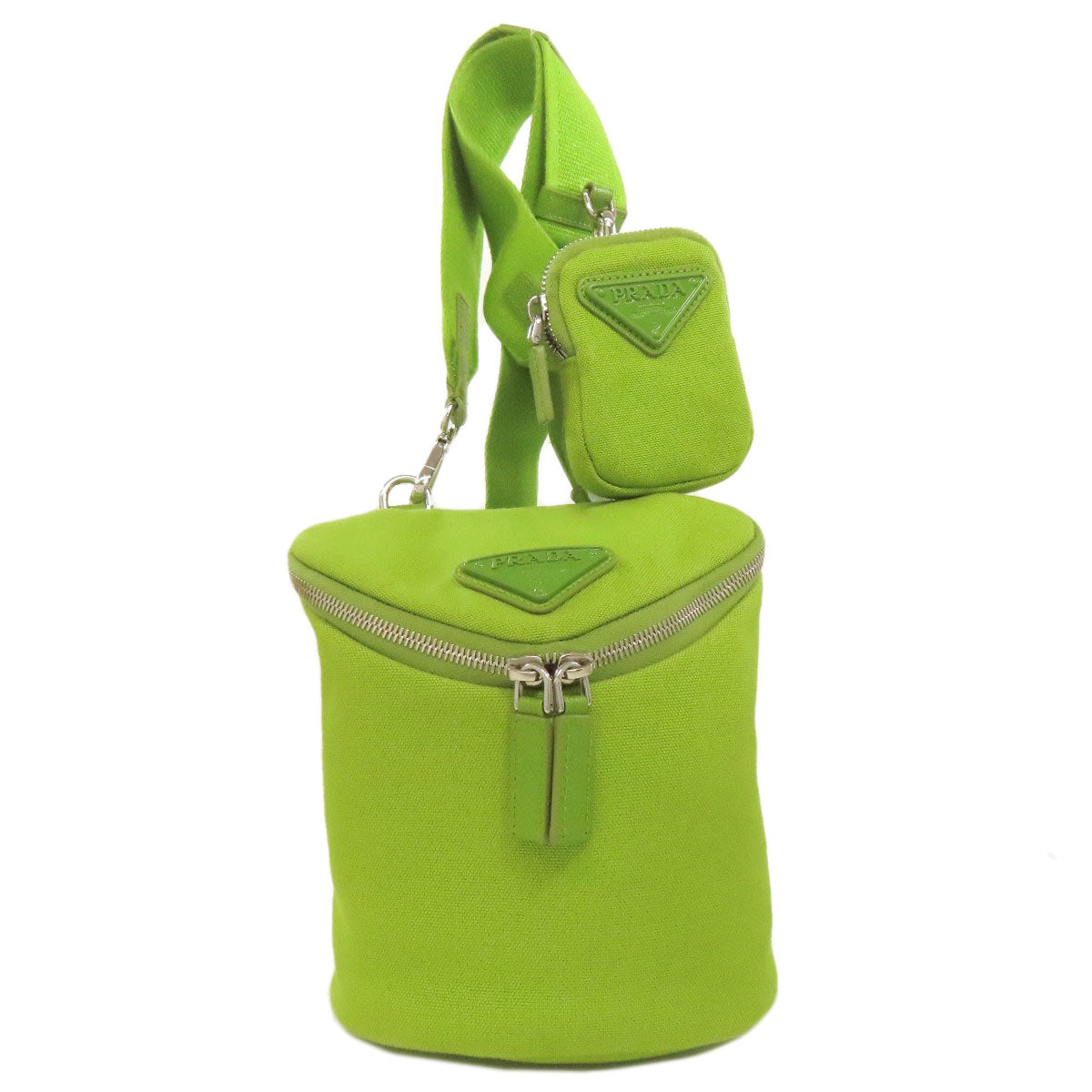 PRADA 2VH147 logo Shoulder Bag Canvas Ladies [Used]